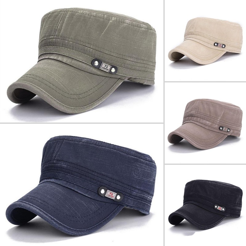 Herren Militär Kadett Baseball Cap Hut Feldmütze Cuba Uniform Armee Kappe Mützen