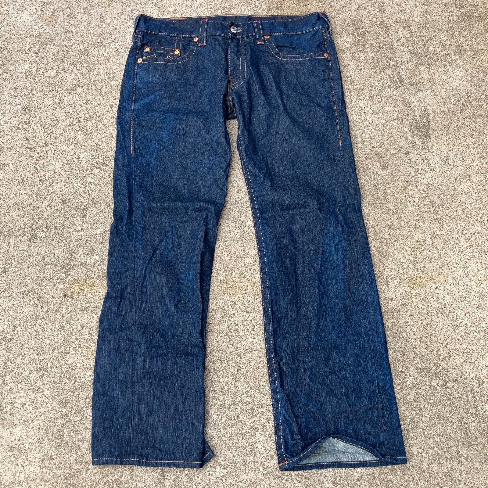 True Religion Bobby Jeans With Koi Fish Patch Men's Size 38