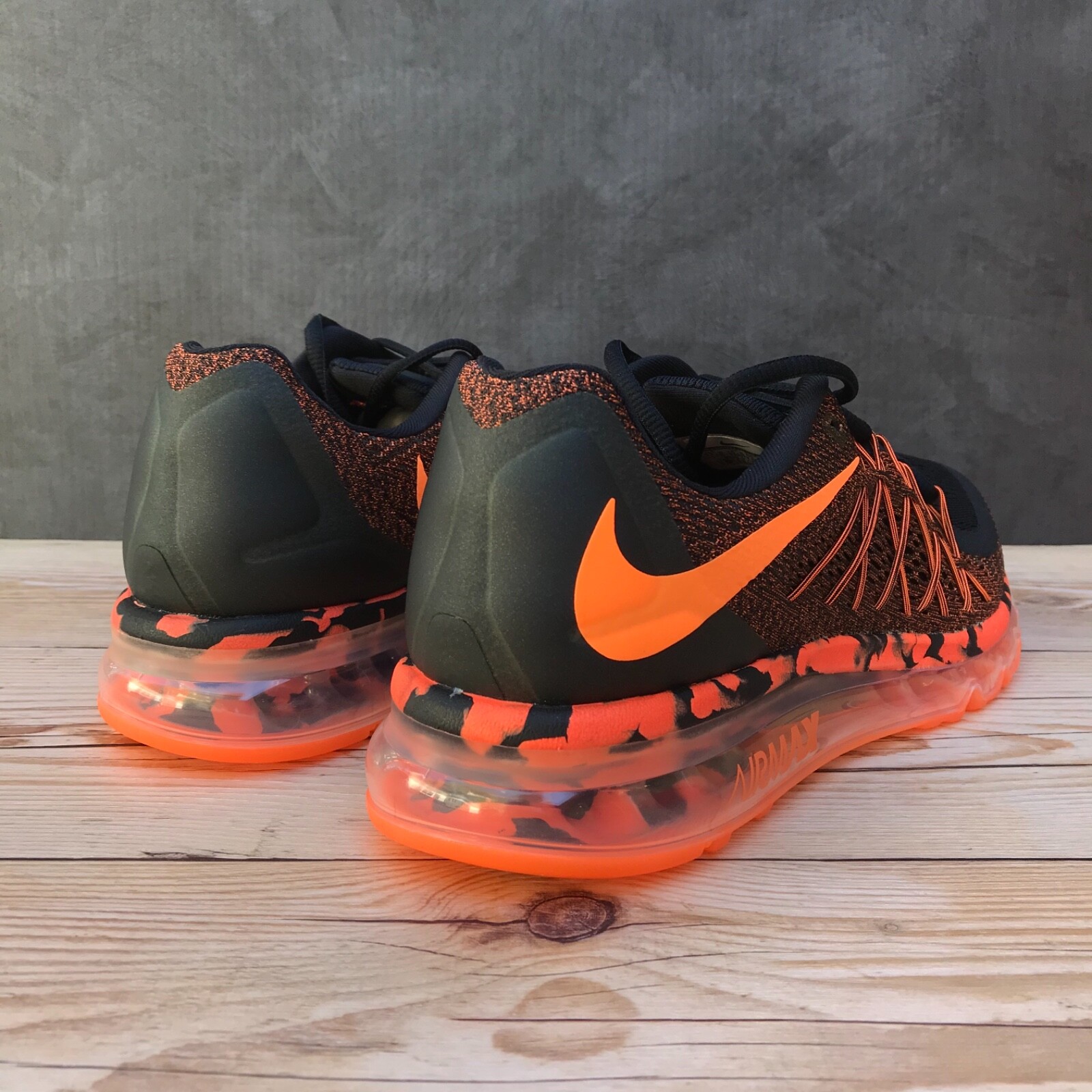 New* Nike Air Max 2015 Premium Black 