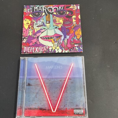 MAROON 5 V Album Cover And Overexposed Cover ONLY - NO CD s