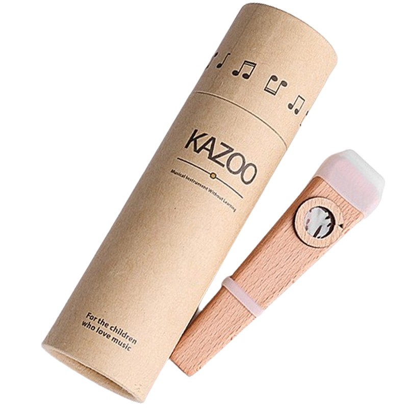 Wooden Kazoo Classic Musical Instruments Solid Wood Group Fl