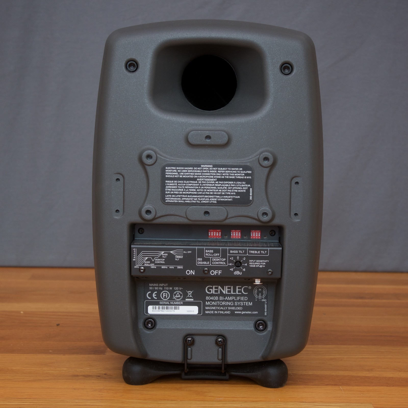 Genelec 8040B Bi-Amplified Monitor Black Single - Used Very Good Condition