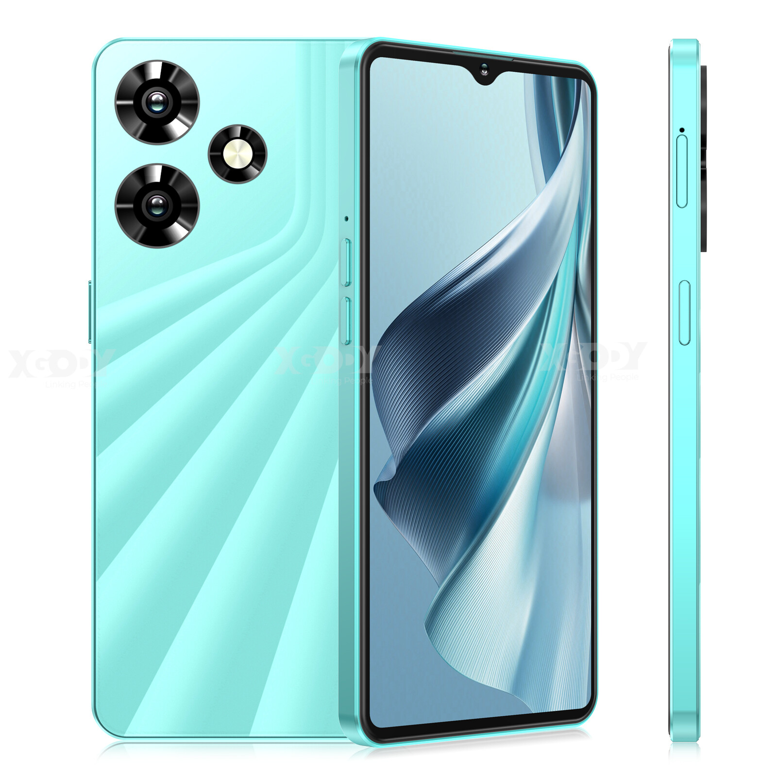 XGODY 6.6 Inch Dual SIM Smartphone Android Unlocked Cell Phone Quad Core 5+15MP