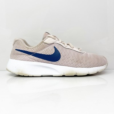 Nike Girls Tanjun 818384-600 Розовые кроссовки для бега, размер 4,5 года