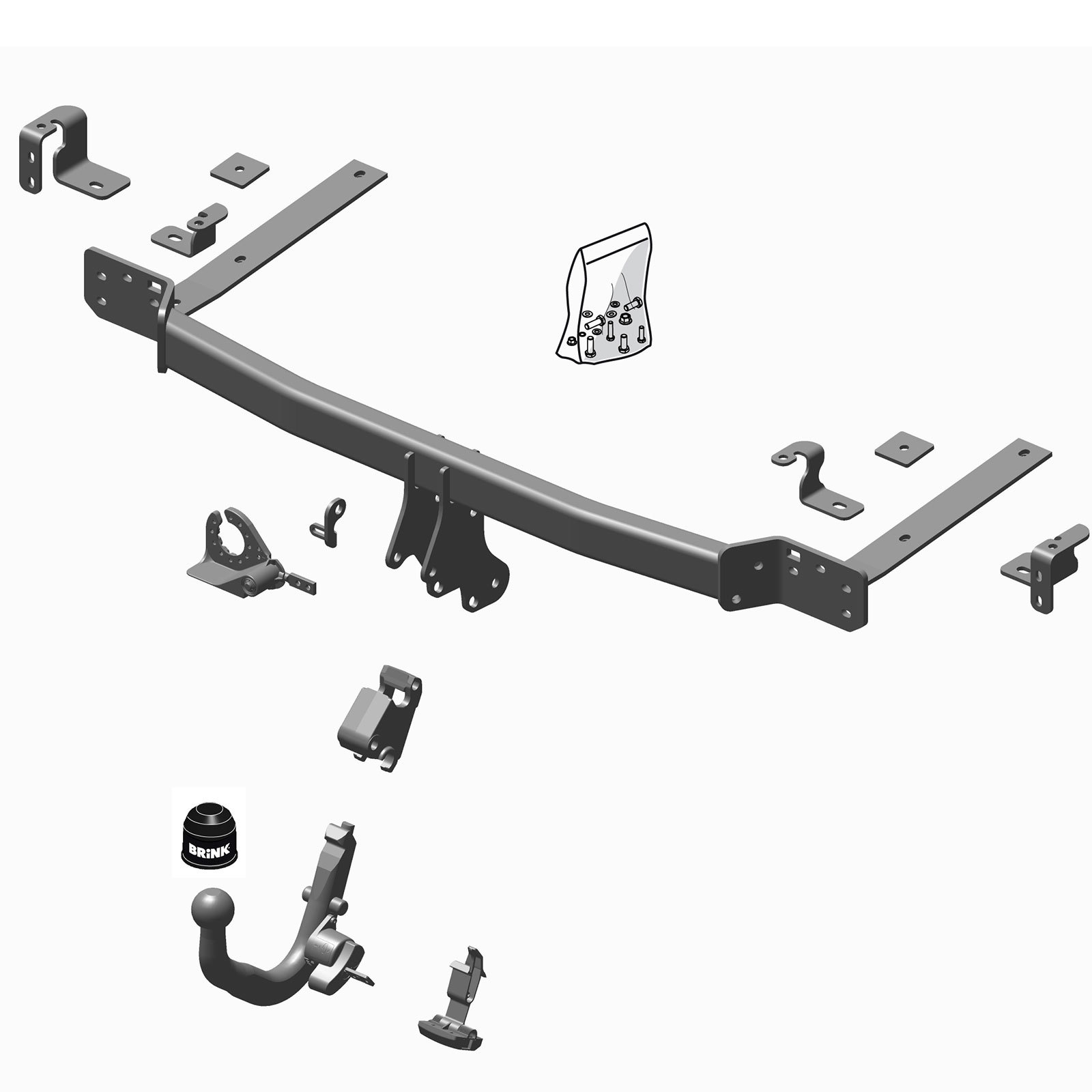 Brink Towbar for Honda CRV 20122018 Detachable Tow Bar