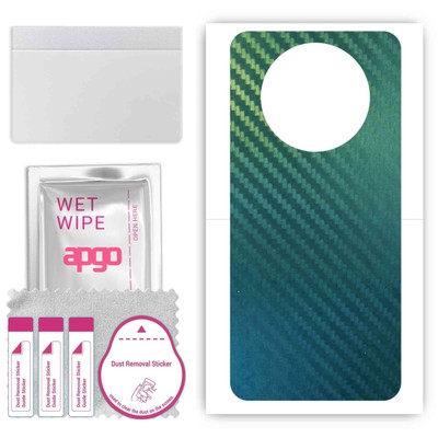 apgo Back Skin Wrap Sticker for Ulefone Note 15, Carbon Chameleon CAKA1