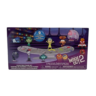 Inside Out 2 Figure Set 9-Pack Anxiety Embarassment Envy Ennui