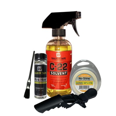 12oz C-22 Citrus Solvent Wig Glue Remover, 1.4oz Ultra Hold Hair System Adhes...