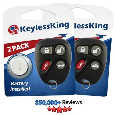 2 New Replacement Keyless Entry Remote Key Fob Control for 25665574 25665575