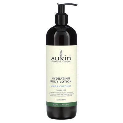 Hydrating Body Lotion, Lime & Coconut, 16.91 fl oz (500 ml)