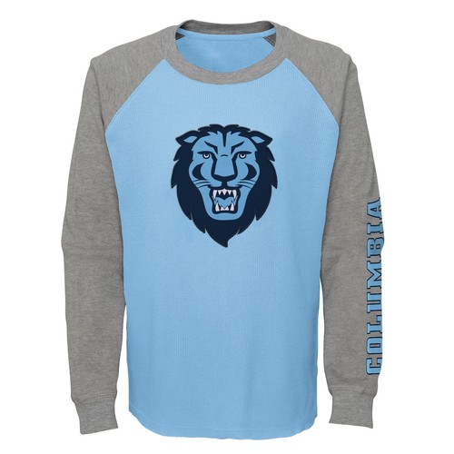 Outerstuff NCAA Kids Columbia Lions Warm Up Терморубашка реглан