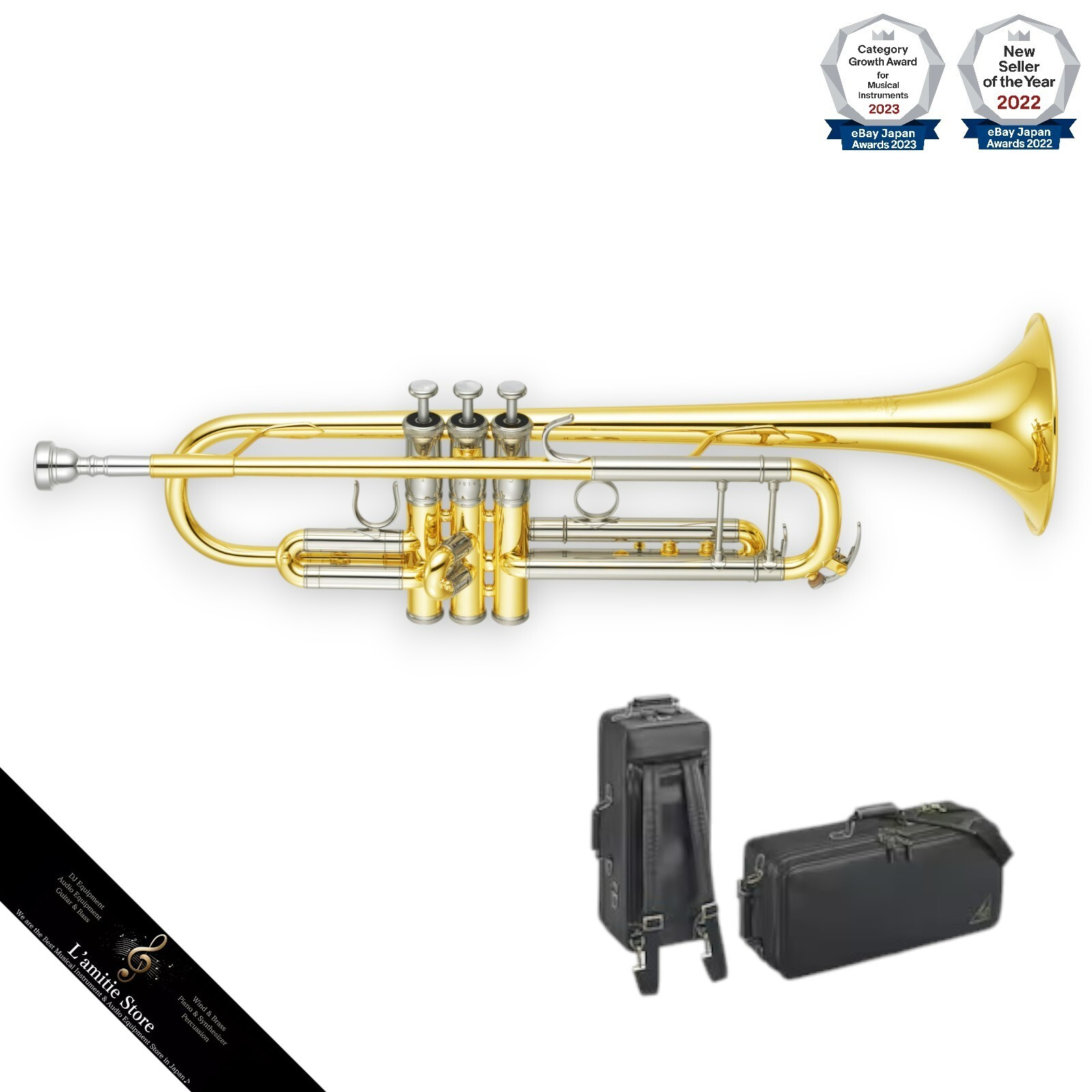 YAMAHA YTR-8335 Xeno Bb Trumpet Yellow Brass Clear Lacquer YAMAHA YTR-8335 Xeno Bb Trumpet Yellow Brass Clear Lacquer