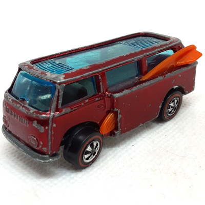 Hot Wheels Redline Volkswagen Beach Bomb 1969 Red Gray Int. Made 