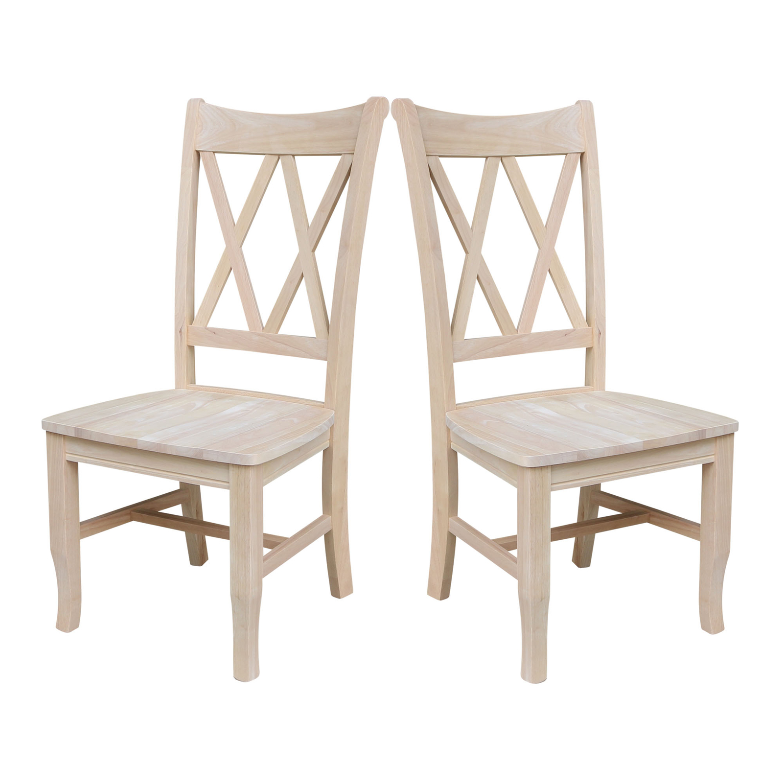 Set Of 2 Rustic Farmhouse Dining Chairs Kitchen Stool Seat Solid Wood Unfinished Ebay Set Of 2 Rustic Farmhouse Dining Chairs Kitchen Stool Seat Solid Wood Unfinished Ebay