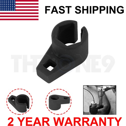 Oxygen Sensor Socket Wrench 3/8" Dr.x22mm x 50mL Car Auto Repair Tool Black