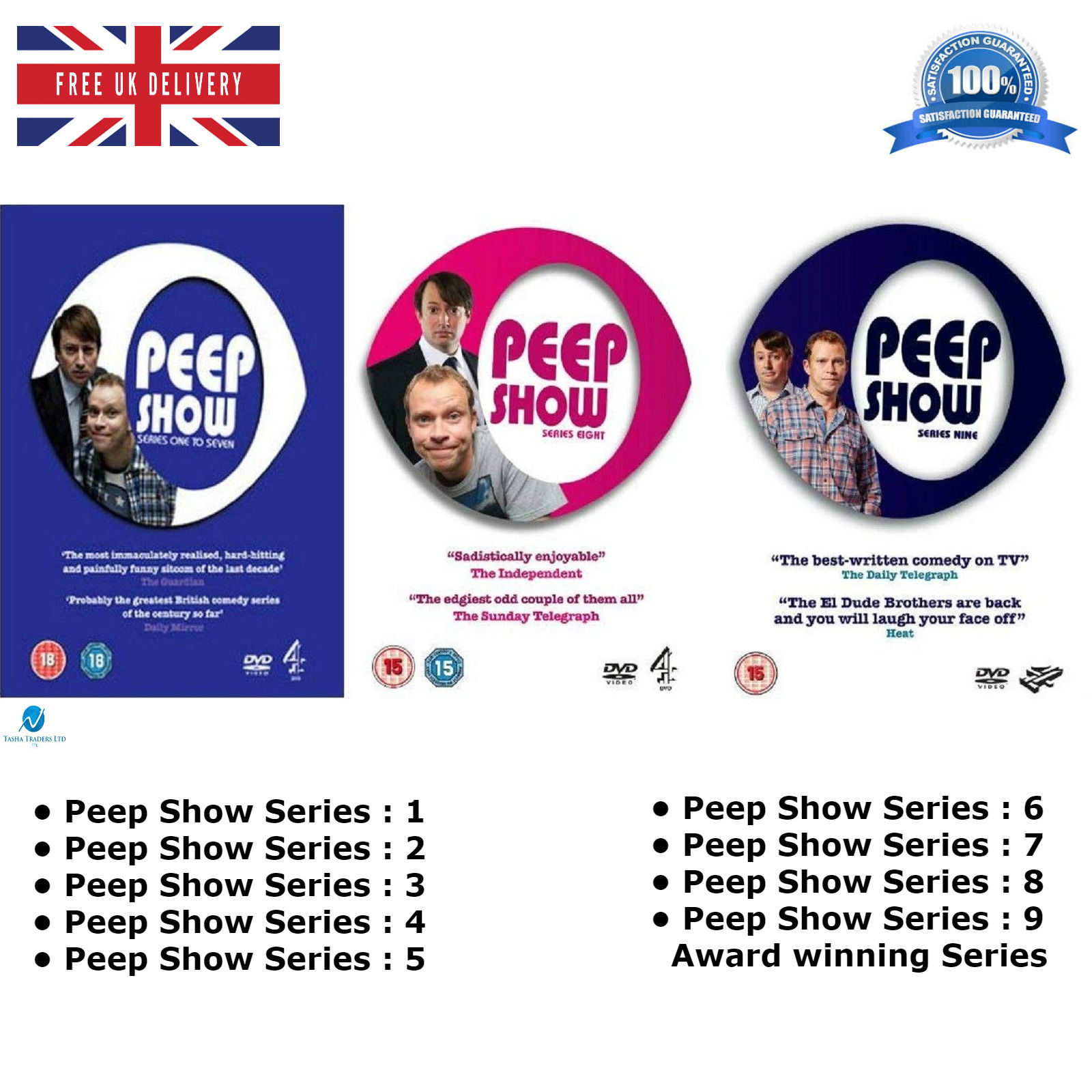 Peep Show - Series 1-7 Complete  ピープショー Peep Show - Series 1-7 Complete ピープショー Peep Show