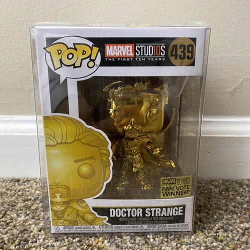 Funko Pop! Doctor Strange Gold Chrome Marvel #439 Vinyl