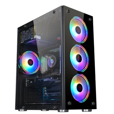 T2M Custom Gaming Desktop PC Quad i7 16GB 512GB SSD WiFi BT GTX 1060 6GB W10H