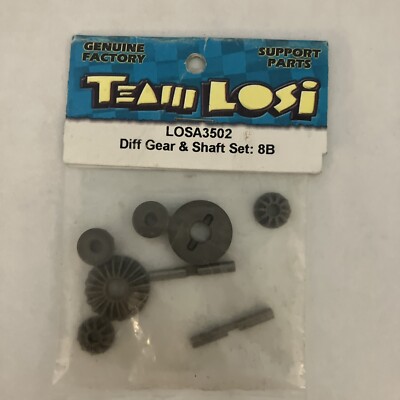 Team Losi LOSA3502 DIFF GEAR & SHAFT SET:8B NOS NIP
