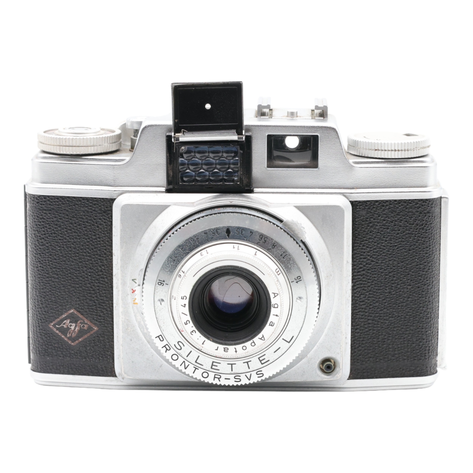 動確済 AGFA SUPER SILETTE APOTAR 45mm f3.5 Agfa Silette-L Sucherkamera Camera - Apotar 3.5 45mm Optik