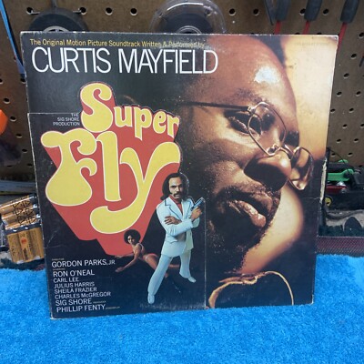 CURTIS MAYFIELD SUPER FLY SOUNDTRACK 1972 VINYL CRS-8014 DIE CUT COVER