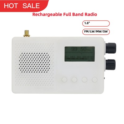 HAMGEEK TEF6686 Rechargeable Full Band Radio FM/LW/MW/SW Radio Receiver 1.8''