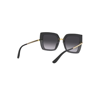 Pre-owned Dolce & Gabbana Dolce And Gabbana Dg4373 32468g Top Black Dg4373 Square Sunglasses Lens Categor In Gray