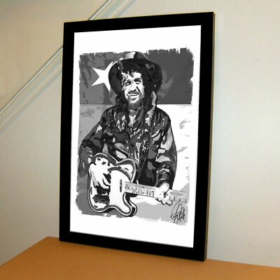 Waylon Jennings Country Music Poster Print Wall Art 11x17