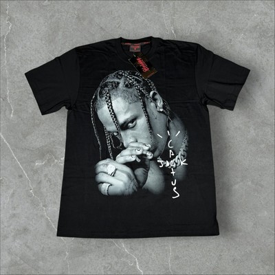 NWT Travis Scott Cactus Jack Look Mom I Can Fly Shirt Mens XL Black T-Shirt