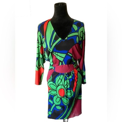 ISSA dress London mod style designer fashion size 4 EUC