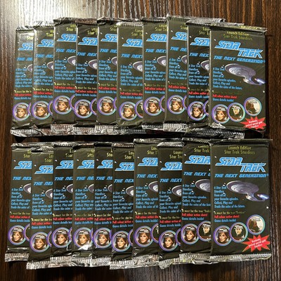 20 Packs -Star Trek The Next Generation Stardiscs 1994. Packs Launch Edition.