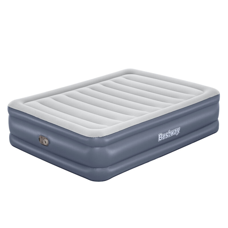Bestway Tritech AirBed w/Built-in Pump & Antimicrobial Coating, Queen (Open Box)