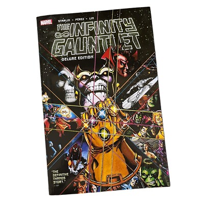 Infinity Gauntlet Deluxe Edition TPB By Starlin Perez Complete Collection Epic