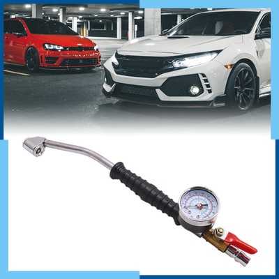 Pack1 Dial Tire Inflator Gauge Flexible Hose 220 PSI Air Chuck Pneumatic