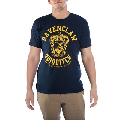 Harry Potter Ravenclaw Quidditch Men's T-Shirt - Officially Licensed, Navy