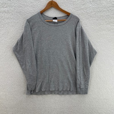 CC Filson Mens Large Gray Waffle Knit Outdoor Hiking Gorpcore Granola Heritage