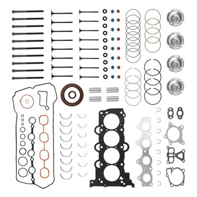 Engine Pistons Head Gasket Overhaul Rebuild Kit for Hyundai Kia G4FD 1.6L Engine
