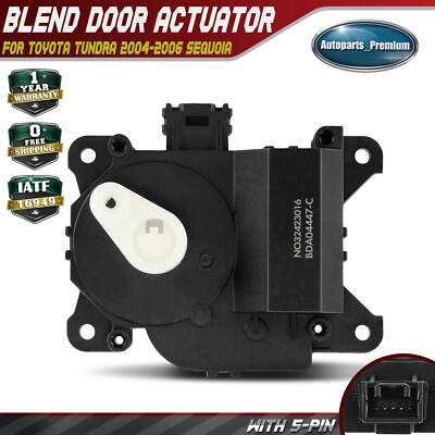 HVAC Blend Door Actuator for Toyota Sequoia 2001-2007 Tundra 2004-2006 5-Pins