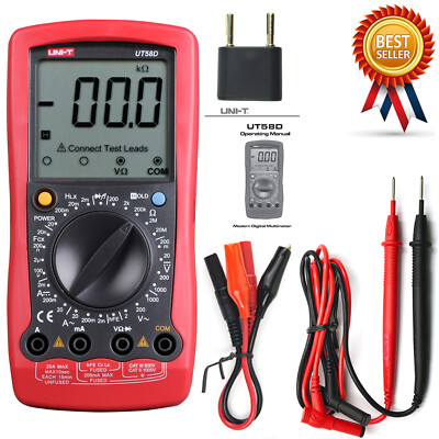UNI-T UT58D DMM AC/DC Modern Digital Multimeters Large LCD #