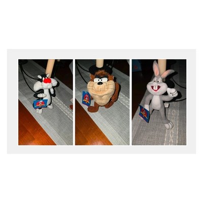 Looney Tunes Lotto 3 Peluche Silvestro Taz Bugs 15 cm anni 90 con cartellino