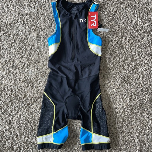 TYR Competitor Pad Front Zip Tri Suit, Women's Size M, NEW MSRP $119.99