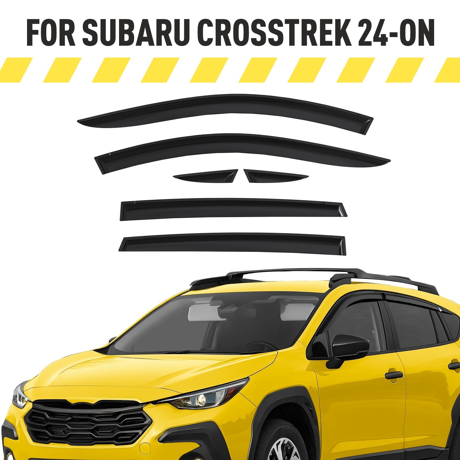 Rain Guards Vent Visors Shade for 2024-2027 Subaru Crosstrek