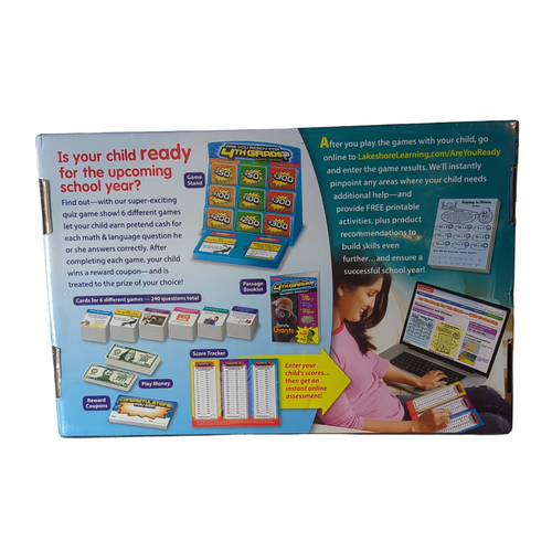 Lakeshore Learning Are You Ready for 4th Grade Game Show Trivia Board Game NEW
