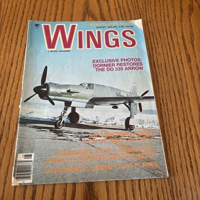 1976 August Wings Magazine The Luftwaffe Lockheed P-38 F11F-1 Jaguar