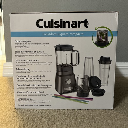 Hurricane 32 oz. 3-Speed Brushed Chrome Compact Juicing Blender Free Shipping