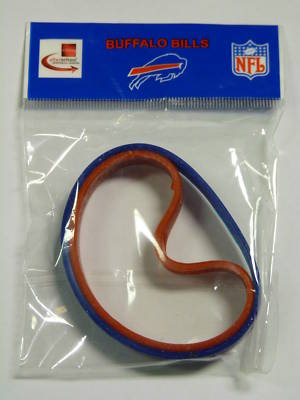 Buffalo Bills 2 Rubber Wristbands New