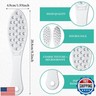 4 Pcs Stainless Steel Foot Scraper Metal Foot File Double Sided File Callus Remover Professional Feet Rasp Scrubber for Wet or Dry Skin Easy to Clean Pedicure Tool Heel