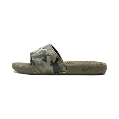 

Камуфляжные сандалии PUMA Little Kids Cool Cat 2.0, Green - dark olive/olive/white, Для детей