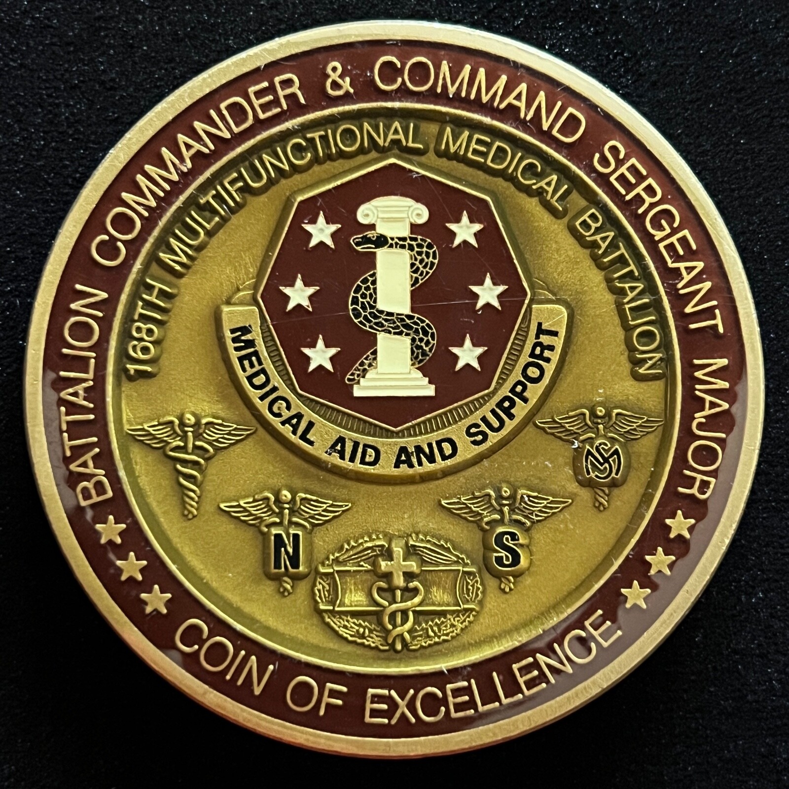 168th Multifunctional Medical Battalion Commander & CSM