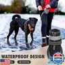 Dog Shoes for Large Small Medium Dogs - Breathable Dog Boots for Summer Hot Pavement Waterproof Paw Protector for Outdoor Walking (Black-B, #7 (3.34